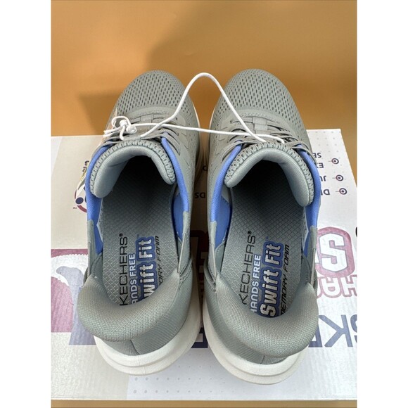 NEW SKECHERS SWIFT FIT HANDS FREE ATHLETIC SNEAKERS SHOES WOMENS 6 Gray main image 14